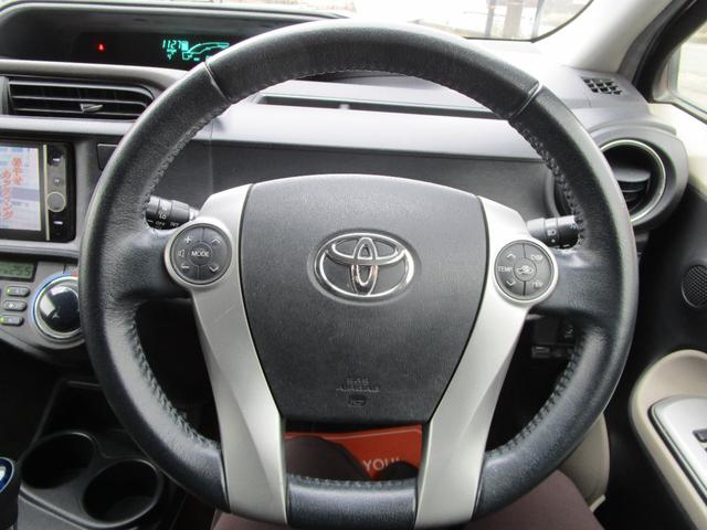 アクア Ｇ　バックカメラ　プッシュスタート　ＴＶ　ナビ　ドライブレコーダー　ＥＴＣ　Ｂｌｕｅｔｏｏｔｈ（37枚目）