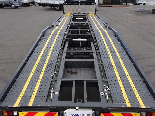 ヒノレンジャー 車輌運搬車　ハイルーフ　ラジコン　歩み板　ウインチ　細谷車体Ｒ０２－０１５（Ｒ０２）　ミッション６ＭＴ　２４０ｐｓ　積載２．５ｔ（13枚目）
