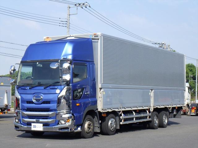 プロフィア ウイング車　ハイルーフ　リターダ　リアエアサス　４軸低床　トランテックス（Ｈ３０）　プロシフト　３８０ｐｓ　積載１３．４ｔ（3枚目）