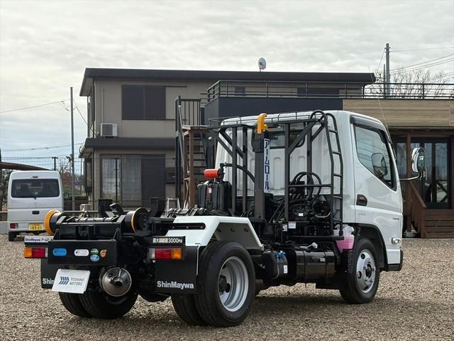 キャンター アームロール　未使用　３ｔ４ナンバー　新明和ＣＣＡ２３－１２　５ＭＴ　１５０ｐｓ（6枚目）