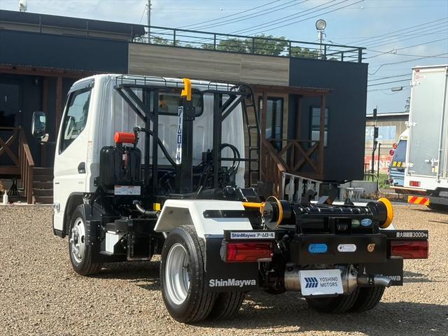 キャンター アームロール　未使用　新明和ＣＣＡ２３ー１２　５ＭＴ　１５０ｐｓ　積載３ｔ（5枚目）