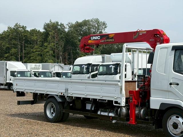 ファイター クレーン付平ボディー　未使用　標準巾　４段　ラジコン　ユニックＵＲＧ３７４Ａ　６ＭＴ　２４０ｐｓ　積載２．３５ｔ（7枚目）