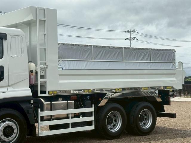 スーパーグレート ダンプ　未使用　プロライン　自動シート　新明和ＤＲＳ１１ー００１０Ｓ　シフトパイロット　３９４ｐｓ　積載９ｔ（8枚目）