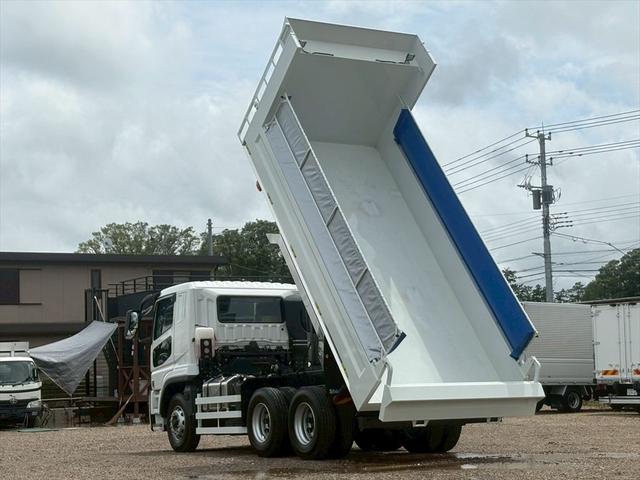 スーパーグレート ダンプ　未使用　プロライン　自動シート　新明和ＤＲＳ１１ー００１０Ｓ　シフトパイロット　３９４ｐｓ　積載９ｔ（13枚目）