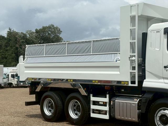 スーパーグレート ダンプ　未使用　プロライン　自動シート　新明和ＤＲＳ１１ー００１０Ｓ　シフトパイロット　３９４ｐｓ　積載９ｔ（7枚目）