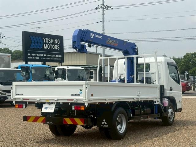 キャンター クレーン付平ボディー　未使用　ワイドロング　４段　ラジコン　パブコ　タダノＴＭーＺＸ２９４ＨＲＳＡ　５ＭＴ　１５０ｐｓ　積載３．３５ｔ（6枚目）