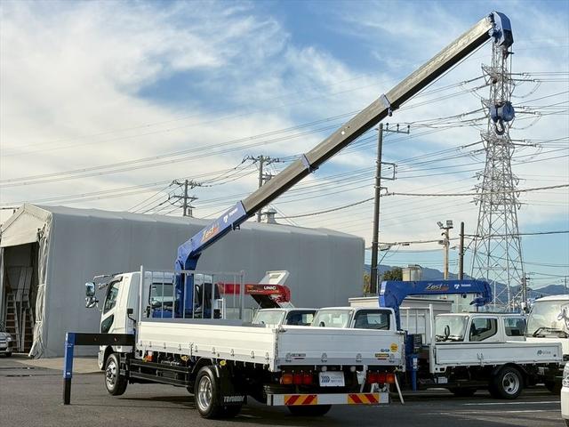 ファイター クレーン付平ボディー 自社レンタUP 増トン 4段 ラジコン トーヨー タダノTM-ZX364HRSA 6MT 240ps 積載7.5t(16枚目)