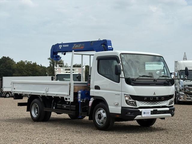 キャンター クレーン付平ボディー 未使用 ワイドロング 4段 ラジコン パブコ タダノTMーZX294HRSA 5MT 150ps 積載3t(4枚目)