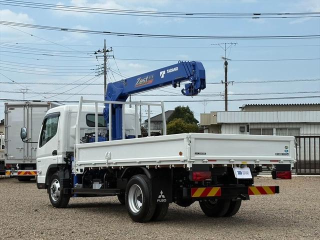 キャンター クレーン付平ボディー 未使用 ワイドロング 4段 ラジコン パブコ タダノTMーZX294HRSA 5MT 150ps 積載3t(5枚目)