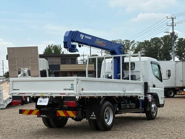 キャンター クレーン付平ボディー 未使用 ワイドロング 4段 ラジコン パブコ タダノTMーZX294HRSA 5MT 150ps 積載3t(6枚目)