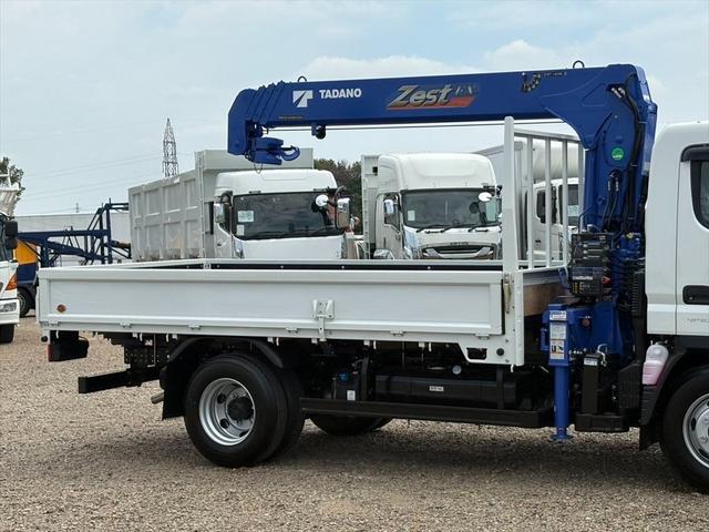 キャンター クレーン付平ボディー 未使用 ワイドロング 4段 ラジコン パブコ タダノTMーZX294HRSA 5MT 150ps 積載3t(7枚目)