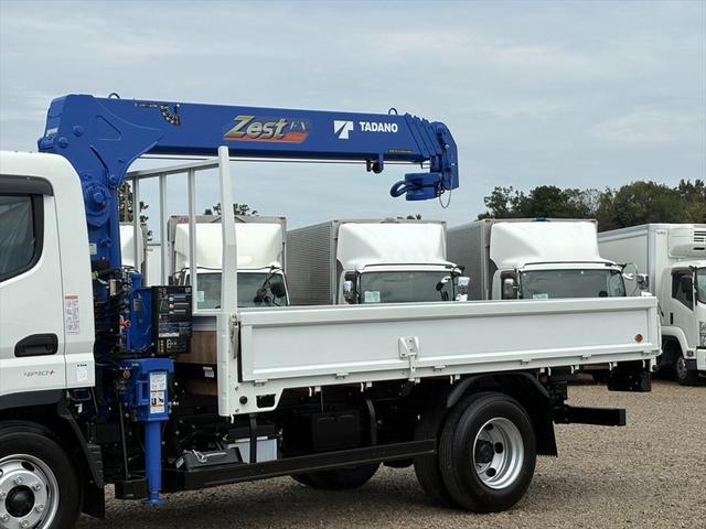 キャンター クレーン付平ボディー 未使用 ワイドロング 4段 ラジコン パブコ タダノTMーZX294HRSA 5MT 150ps 積載3t(8枚目)