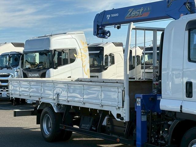 フォワード クレーン付平ボディー　自社レンタＵＰ　標準巾　４段　ラジコン　タダノＴＭ－ＺＸ３６４ＨＲＳＡ　６ＭＴ　２１０ｐｓ　積載２．４５ｔ（7枚目）