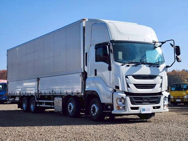 ギガ ウイングP/G ハイルーフ リアエアサス 格納ゲート 4軸低床 フルハーフDKL スムーサーG 380ps 積載13.3t(4枚目)