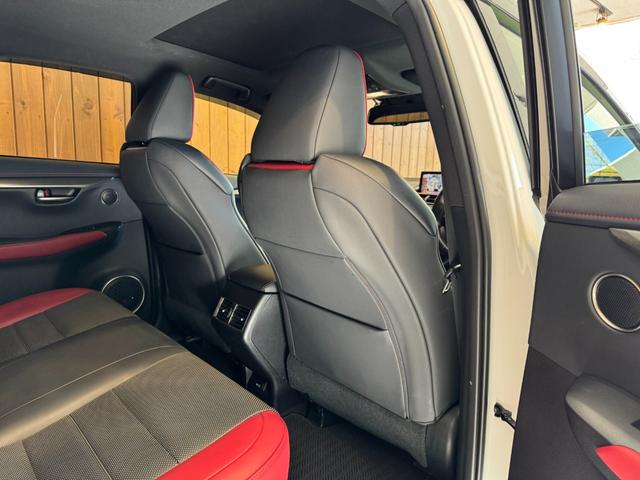 NX NX300 Fスポーツ TRDエアロ/4本出しマフラー ムーンルーフ 赤黒コンビ革シート 角型三眼LEDヘッドライト パーキングサポートブレーキ ナビ TV セーフティシステムプラス 純正18インチAW 1オーナー 禁煙(43枚目)