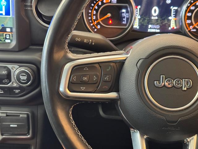 ジープ・ラングラーアンリミテッド サハラ 黒革シート ナビ TV Bカメラ 純正18インチAW LEDヘッドライト 衝突回避 ACC BSM シートヒーター ステアリングヒーター 1オーナー 禁煙(13枚目)