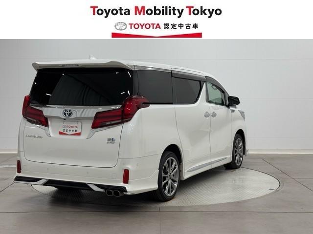 アルファードハイブリッド SR Cパッケージ 点検記録簿 エアロ バックモニター オートエアコン LED 横滑り防止機能 ABS イモビ AC100V電源 アルミ ドライブレコーダー ナビ&TV 4WD ミュージックプレイヤー接続可 3列シート(2枚目)