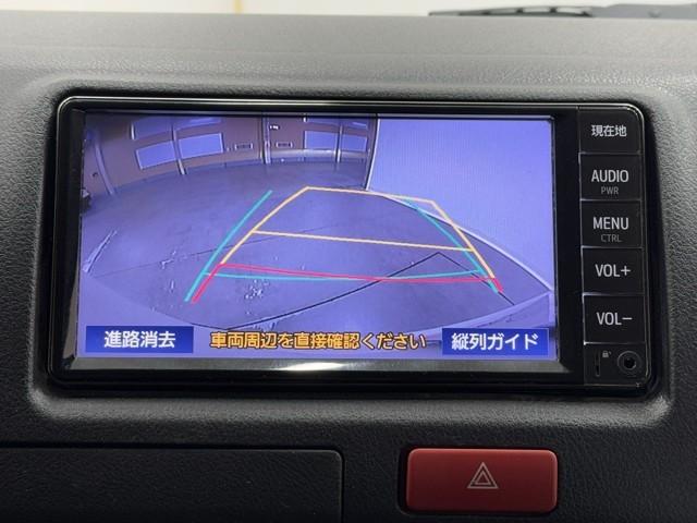 ハイエースバン ロングＤＸ　ブレーキサポート　リアカメラ　ＰＷ　運転席エアバッグ　ナビテレビ　横滑り防止　整備点検記録簿　イモビ付　パワーステアリング　エアコン　ミュージックプレイヤー接続可　ＡＢＳ　キーレス　ワンセグテレビ（6枚目）