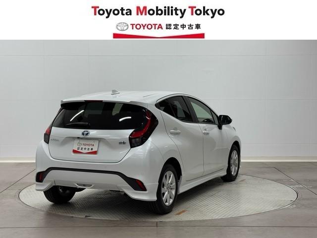 アクア Z エアロ LEDヘッドライト スマートキー 100V電源 イモビライザー アルミホイール ドライブレコーダー オートクルーズコントロール 点検記録簿 フルセグTV エアコン ESC ナビ&TV ETC(2枚目)