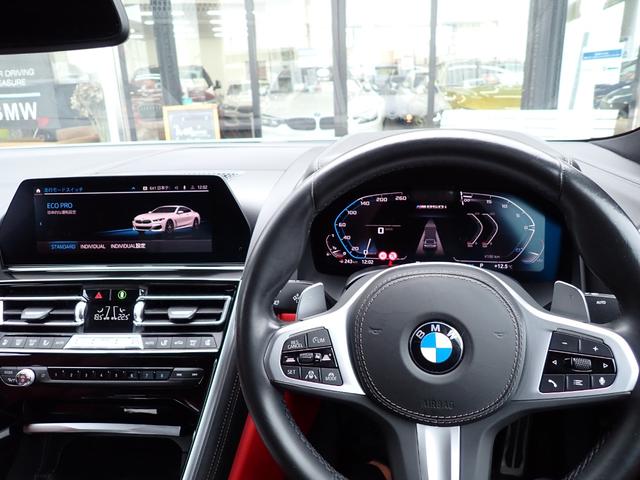８シリーズ Ｍ８５０ｉ　ｘＤｒｉｖｅクーペ　フィナオレッド／ブラックエクステンドレザーメリノ　Ｈａｒｍａｎ／Ｋａｒｄｏｎ　ソフトクローズドア　ディスプレイキー　レーザーライト　シートベンチレーション　レーダークルーズ　フルセグＴＶ　全周囲カメラ（60枚目）