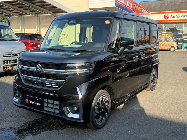 スペーシアカスタム ハイブリッドXS 全方位モニター 両側パワースライドドア イージークローザー シートヒーター ハンドルヒーター プッシュスタート キーレス(71枚目)