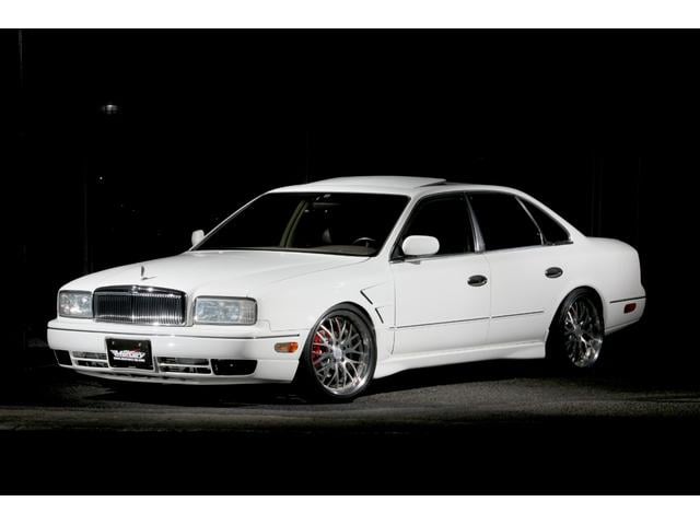 Ｑ４５ ベースグレード　インフィニティー　左ハンドル　ＲＢ２５エンジン載替　ナガオテクノ５ＭＴ　新品クラッチ　ＬＳＤ　ワンオフマフラー　ＬＩＮＫ　公認済　Ｎ１ダンパー　切れ角ＵＰナックル　ビックキャリパー　ＷＯＲＫ１９ｉｎｃ（21枚目）