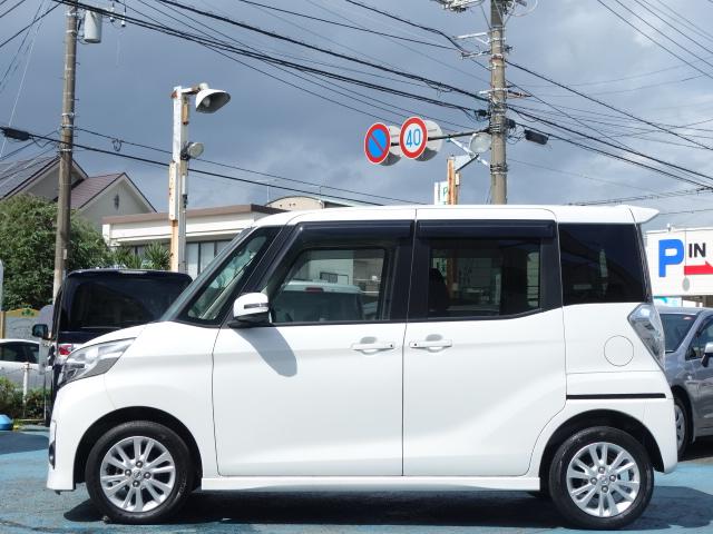 ハイウェイスター X 禁煙車 社外メモリーナビ スマートキー アイドリングストップ パワースライドドア ブレーキアシスト オートエアコン バックカメラ アラウンドビューモニター 純正14インチアルミ HIDヘッドライト(6枚目)