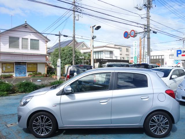 G 禁煙車 社外SDナビ スマートキー ETC バックカメラ ブレーキアシスト アイドリングストップ 純正15インチアルミ LEDヘッドライト(6枚目)