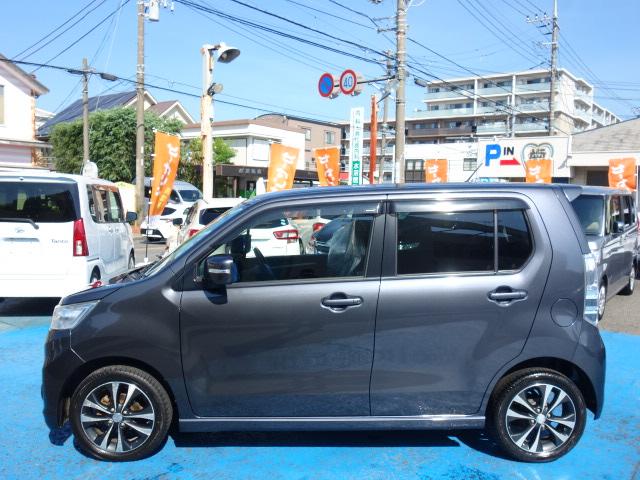 ワゴンＲスティングレー Ｔ　ターボ　禁煙車　社外ＣＤデッキ　ＥＴＣ　スマートキー　パドルシフト　アイドリングストップ　オートライト　オートエアコン　Ｗエアバック　ＡＢＳ　サイドバイザー　電格ミラー　ＬＥＤヘッドライト（39枚目）