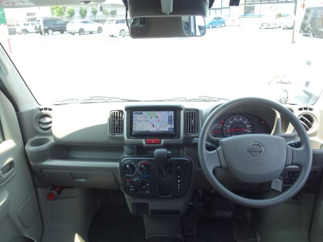 ＮＶ１００クリッパーバン ＤＸ　ＧＬセーフティパッケージ　禁煙車　ハイルーフ　社外メモリーナビ　ＣＤ再生　録音機能搭載　Ｂｌｕｅｔｏｏｔｈ接続　ＵＳＢ接続　ミュージックプレイヤー接続　バックカメラ　ＥＴＣ　キーレス　両側スライドドア　ブレーキアシスト（10枚目）