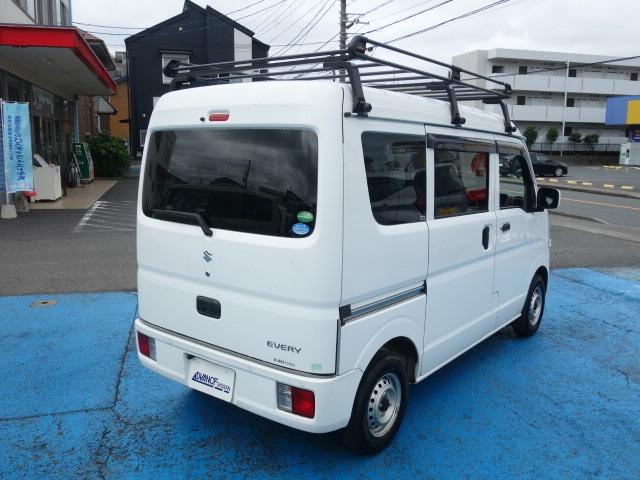 エブリイ ＰＣリミテッド　禁煙車　ハイルーフ　社外メモリーナビ　Ｂｌｕｅｔｏｏｔｈ接続　録音機能搭載　ＥＴＣ　キーレス　両側スライドドア　ブレーキアシスト　レーンアシスト　社外ルーフキャリア付　コーナーセンサー（47枚目）