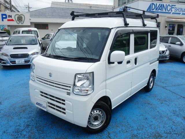 エブリイ ＰＣリミテッド　禁煙車　ハイルーフ　社外メモリーナビ　Ｂｌｕｅｔｏｏｔｈ接続　録音機能搭載　ＥＴＣ　キーレス　両側スライドドア　ブレーキアシスト　レーンアシスト　社外ルーフキャリア付　コーナーセンサー（77枚目）
