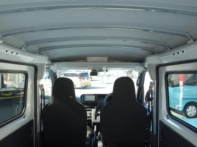 ハイゼットカーゴ ＤＸ　禁煙車　社外メモリーナビ　Ｂｌｕｅｔｏｏｔｈ接続　ＥＴＣ　キーレス　ブレーキアシスト　アイドリングストップ　クリアランスソナー　両側スライドドア（23枚目）