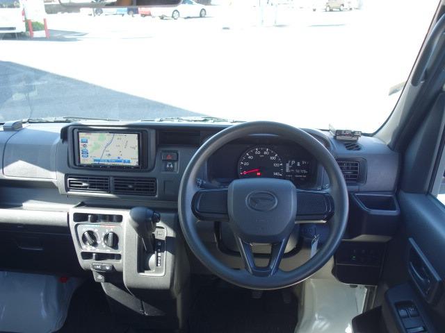 ハイゼットカーゴ ＤＸ　禁煙車　社外メモリーナビ　Ｂｌｕｅｔｏｏｔｈ接続　ＥＴＣ　キーレス　ブレーキアシスト　アイドリングストップ　クリアランスソナー　両側スライドドア（48枚目）