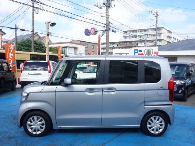 N-BOX L 禁煙車 社外メモリーナビゲーション 衝突軽減ブレーキ Bluetooth接続 アダプティブクルーズコントロール バックカメラ ETC スマートキー 電動スライドドア 前席シートヒーター(6枚目)