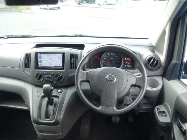 NV200バネットバン GX 禁煙車 衝突軽減ブレーキ 社外メモリーナビゲーション Bluetooth接続 フルセグTV バックカメラ キーレス ETC CD DVD オートライト ABS Wエアバック サイドドアバイザー(13枚目)