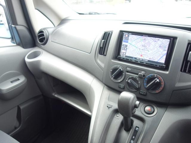 NV200バネットバン GX 禁煙車 衝突軽減ブレーキ 社外メモリーナビゲーション Bluetooth接続 フルセグTV バックカメラ キーレス ETC CD DVD オートライト ABS Wエアバック サイドドアバイザー(14枚目)