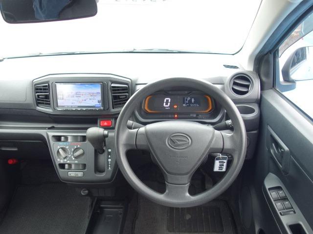 ミライース L SAIII 禁煙車 社外メモリーナビ 地デジTV CD Bluetooth接続 キーレス ブレーキアシスト レーンアシスト アイドリングストップ クリアランスソナー(48枚目)