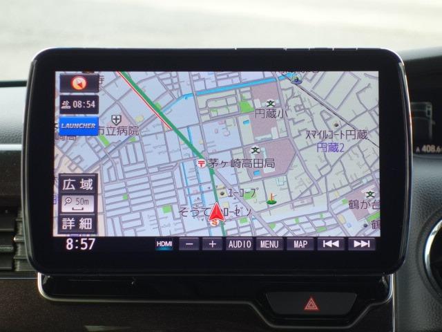 N-BOXカスタム G・Lターボホンダセンシング 禁煙車 ハーフレザーシート ターボ 社外メモリーナビ フルセグTV DVD再生 Bluetooth/USB接続 録音機能搭載 バックカメラ ETC スマートキー 両側パワースライドドア 純正15AW(12枚目)