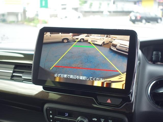 N-BOXカスタム G・Lターボホンダセンシング 禁煙車 ハーフレザーシート ターボ 社外メモリーナビ フルセグTV DVD再生 Bluetooth/USB接続 録音機能搭載 バックカメラ ETC スマートキー 両側パワースライドドア 純正15AW(28枚目)