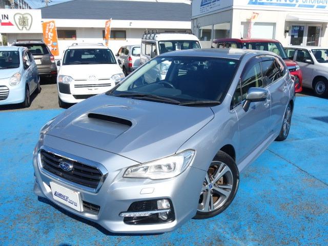 レヴォーグ 1.6GTアイサイト 禁煙車 4WD アイサイト 衝突被害軽減ブレーキ ターボ 黒本革シート シートヒーター 純正メモリーナビ バックカメラ ETC パワーシート パドルシフト ヘッドライトウォッシャー 純正17AW(3枚目)