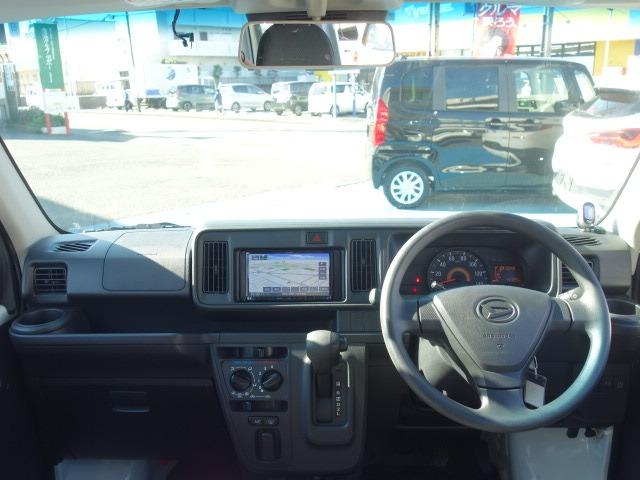 ハイゼットカーゴ スペシャルクリーンＳＡＩＩＩ　禁煙車　ハイルーフ　社外メモリ―ナビ　ＣＤ再生　Ｂｌｕｅｔｏｏｔｈ接続　録音機能搭載　ＵＳＢ接続　ＡＵＸ接続　バックカメラ　両側スライドドア　アイドリングストップ　衝突被害軽減ブレーキ　レーンアシスト（10枚目）