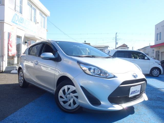 アクア S 純正SDナビ 地デジTV CD再生 Bluetooth接続 録音機能搭載 AUX接続 バックカメラ ETC キーレス Wエアバッグ ABS オート電格ミラー サイドドアバイザー(4枚目)