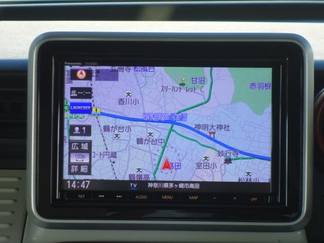 スペーシア ハイブリッドＸ　禁煙車　純正ＳＤナビ　フルセグＴＶ　ＣＤ／ＤＶＤ再生　Ｂｌｕｅｔｏｏｔｈ接続　ＭＳＶ　ＵＳＢ　スマートキー　両側パワースライドドア　運転席シートヒーター　衝突被害軽減ブレーキ　レーンアシスト（11枚目）