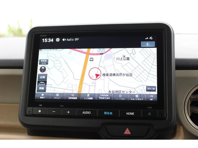 Ｎ－ＢＯＸ ベースグレード　純正ナビ　前後ドライブレコーダー　シートヒーター　ＥＴＣ　左側電動スライドドア　禁煙車　当社元試乗車　ＢＬＵＥＴＯＯＴＨ　衝突軽減システム　スマートキ－　車線維持支援システム　電動格納式ドアミラー（3枚目）