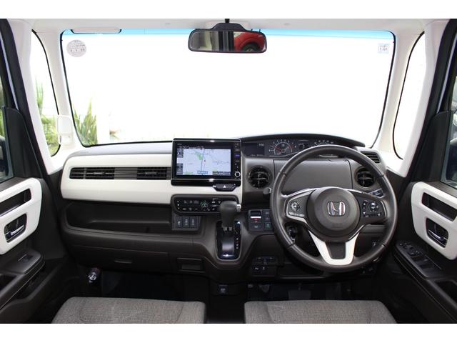 Ｎ－ＢＯＸ ＥＸ・ターボ　ＥＴＣ　ＨｏｎｄａＳＥＮＳＩＮＧ　助手席スーパースライドシート　オートリトラミラー　サイドエアバッグ　運転席シートバックテーブル　運転席助手席シートヒーター　前後ドラレコ　純正ナビ　バックカメラ（9枚目）