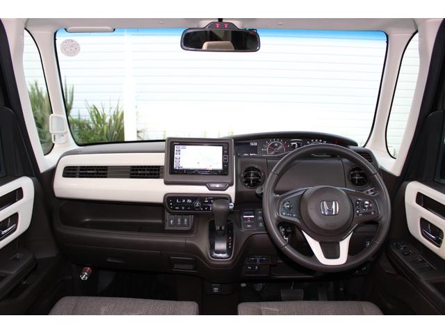 Ｎ－ＢＯＸ ＥＸ・ターボ　ＥＴＣ　ＨｏｎｄａＳＥＮＳＩＮＧ　助手席スーパースライドシート　オートリトラミラー　運転席助手席シートヒーター　ギャザズ純正ナビ　バックカメラ　前後ドラレコ　両側電動スライドドア　サイドエアバック（9枚目）