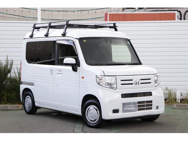 Ｎ－ＶＡＮ Ｌ　１オーナー　純正ナビ　ＥＴＣ　ルーフキャリア　Ｂカメラ　ＨｏｎｄａＳＥＮＳＩＮＧ　横滑防止装置　ＣＭＢＳ　フルフラット　セキュリティ　前席ＰＷ　ＡＢＳ　アイドリングＳＴＯＰ　キーレスリモコン　パワステ（7枚目）