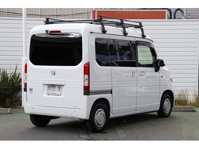 Ｎ－ＶＡＮ Ｌ　１オーナー　純正ナビ　ＥＴＣ　ルーフキャリア　Ｂカメラ　ＨｏｎｄａＳＥＮＳＩＮＧ　横滑防止装置　ＣＭＢＳ　フルフラット　セキュリティ　前席ＰＷ　ＡＢＳ　アイドリングＳＴＯＰ　キーレスリモコン　パワステ（9枚目）