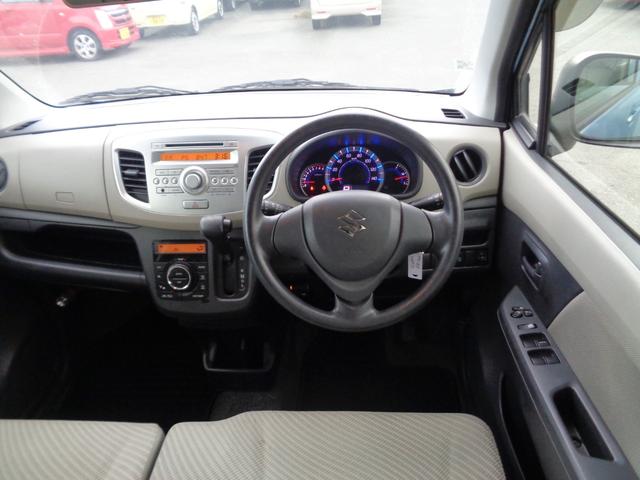 ワゴンR FX キーレス 純正CD ドライブレコーダー前後カメラ ETC アイドリングSTOP オートAC Wエアバッグ ABS ベンチシート 記録簿 取説(4枚目)